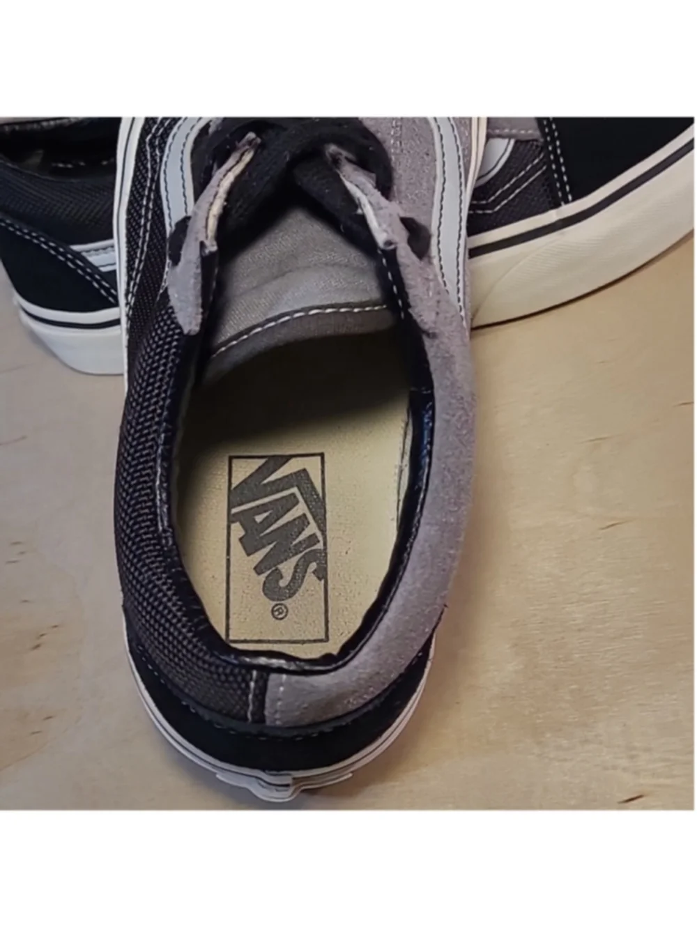 Vans Old Skool Low Tops Casual Skateboarding Shoes Unisex Black Gray 5 Men's